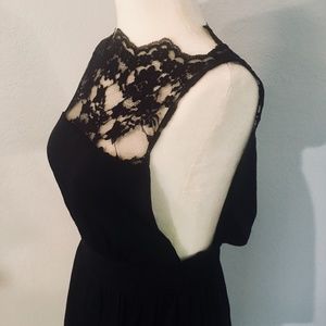 Sexy Free People Black Lace Dress